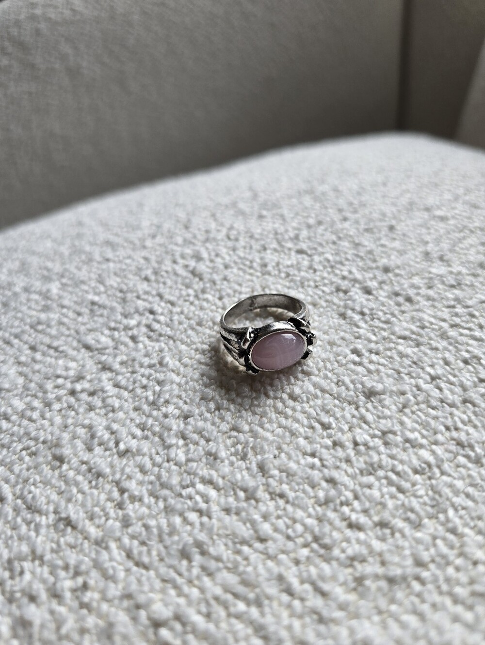 Free People, Stone And Silver Ring, Size 7